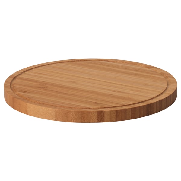 OLEBY Chopping board, bamboo round IKEA