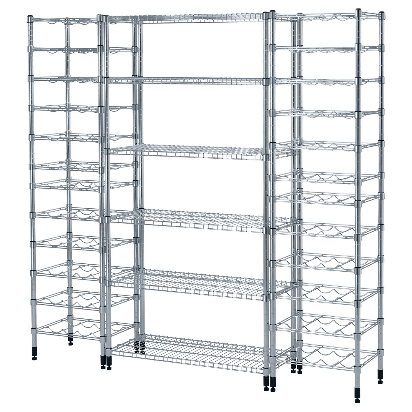 OMAR 3 shelf sections, 187x36x181 cm - IKEA