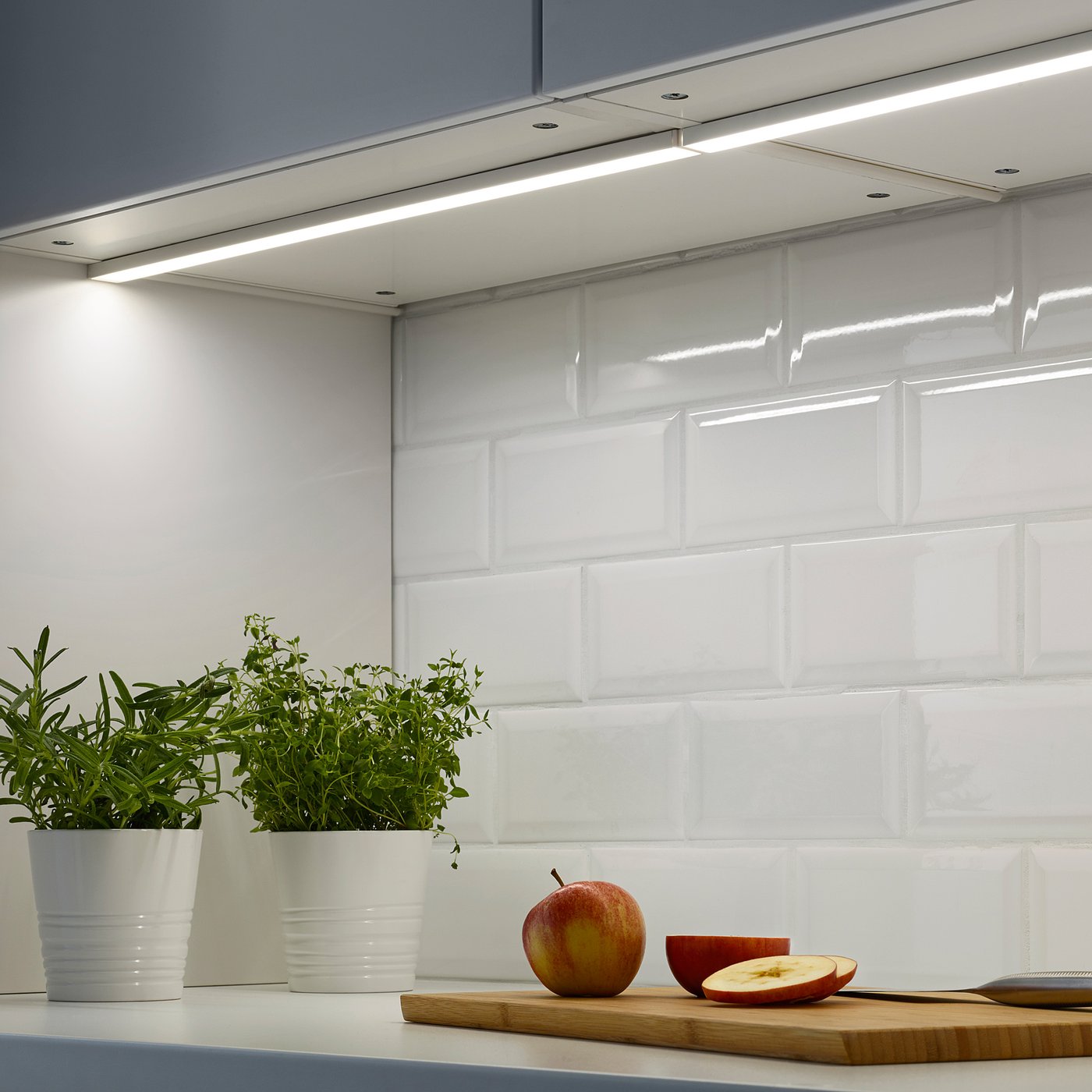 OMLOPP LED worktop lighting, white, 60 