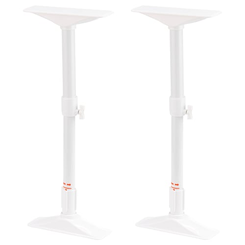 Image displays two white PATRULL earthquake fittings. Adjustable with steel poles, abs plastic feet, and eva plastic covers.