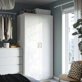 PAX / FORSAND Wardrobe, white/white, 100x60x201 cm