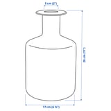 PEPPARKORN Vase, blue, 28 cm