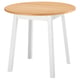 PINNTORP Table, light brown stained/white stained pine