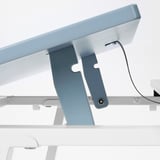 PIPLÄRKA / VIMUND Children's desk and chair, blue/light pink