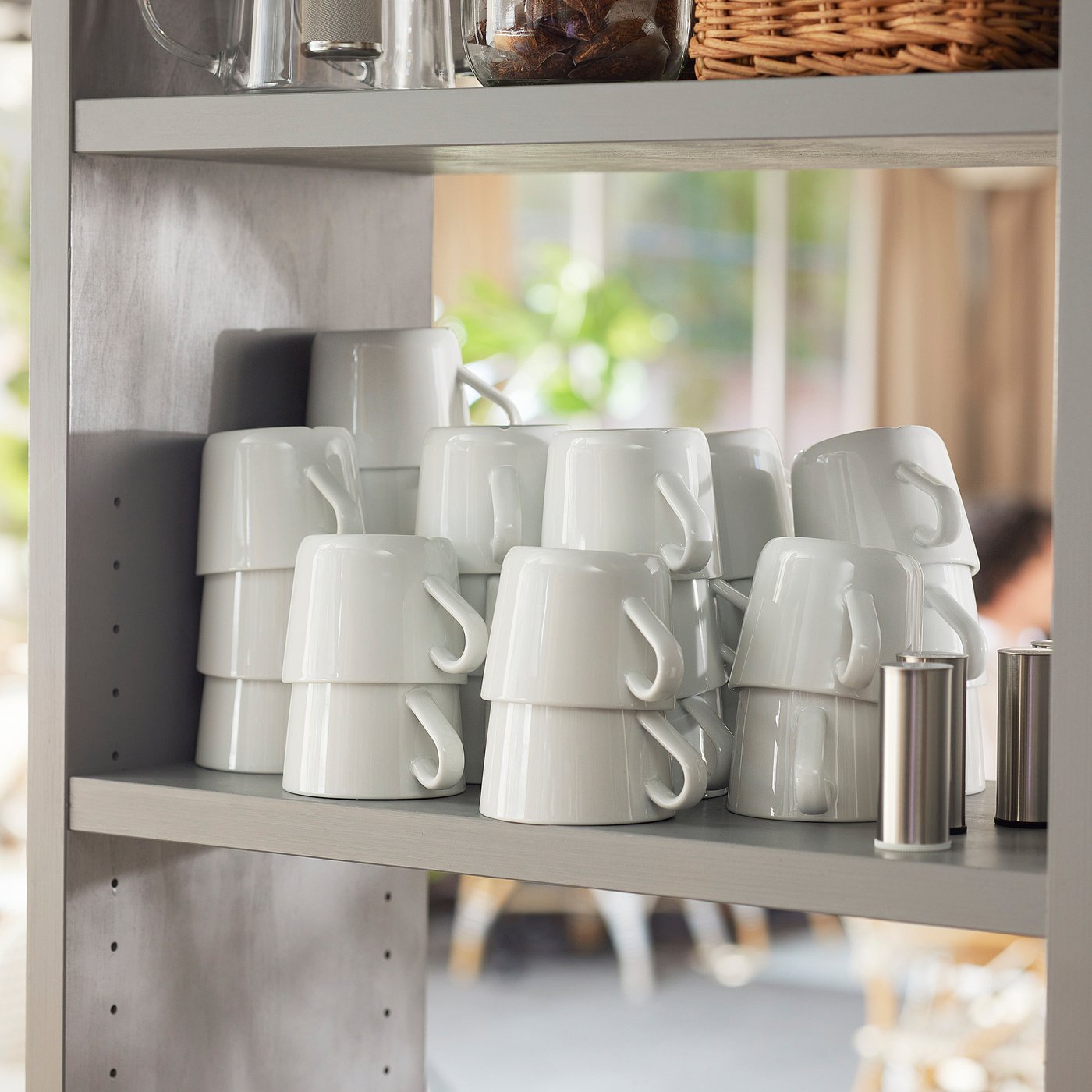 PLATS salt/pepper shaker, set of 2, stainless steel - IKEA