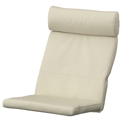 POÄNG Armchair cushion, Glose eggshell