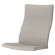 Option: POÄNG Armchair cushion, Knisa light beige