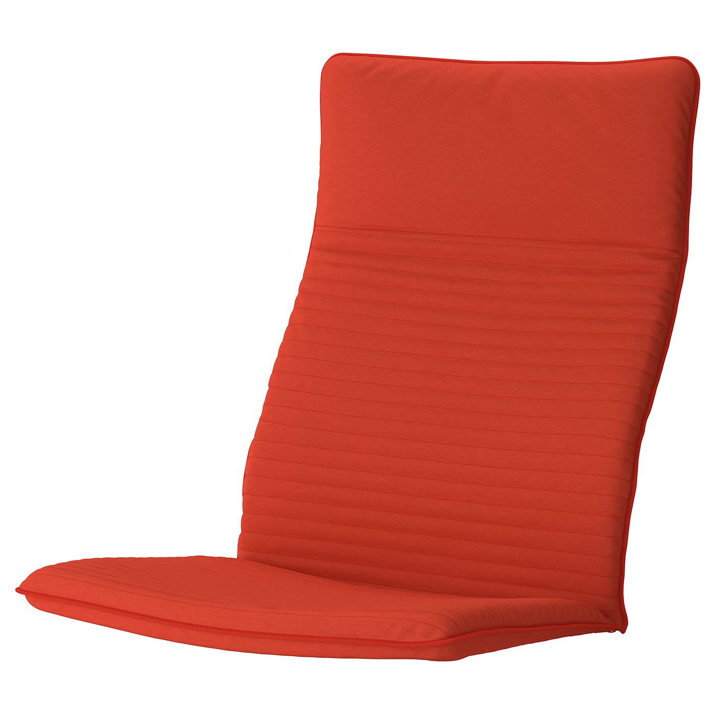 Poang Armchair Cushion Knisa Red Orange Ikea