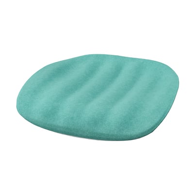PYNTEN Children's seat pad for desk chair, turquoise, 33x32 cm