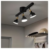 RANARP Ceiling track, 3-spots, black