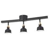 RANARP Ceiling track, 3-spots, black