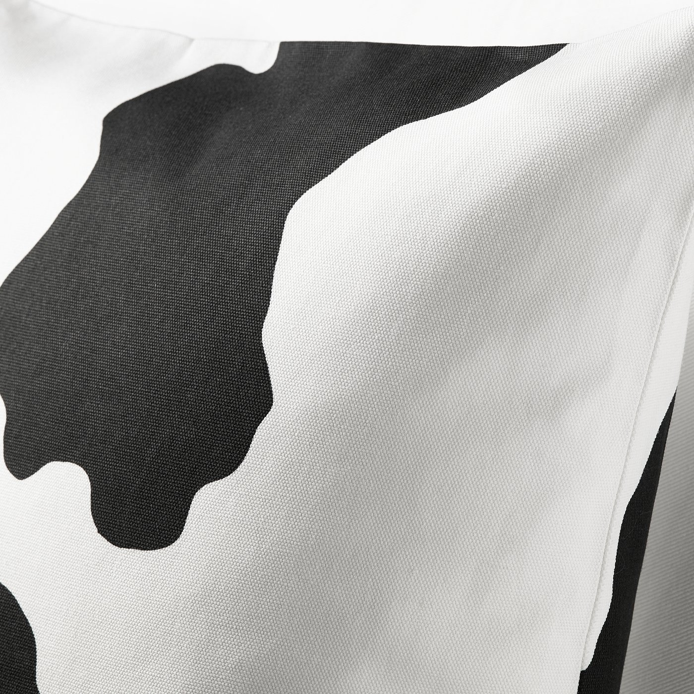 RANVEIG Cushion cover white/black IKEA