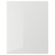 RINGHULT Cover panel, high-gloss light grey, 63x80 cm
