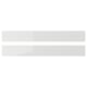 RINGHULT Drawer front, high-gloss light grey, 75x10 cm