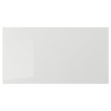 RINGHULT Drawer front, high-gloss light grey, 75x40 cm