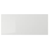 RINGHULT Drawer front, high-gloss light grey, 90x40 cm