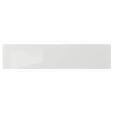 RINGHULT Drawer front, high-gloss light grey, 90x20 cm
