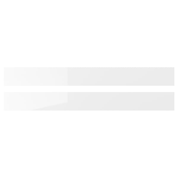 RINGHULT Drawer front, high-gloss white, 90x10 cm