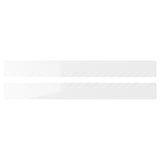 RINGHULT Drawer front, high-gloss white, 90x10 cm
