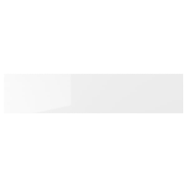 RINGHULT Drawer front, high-gloss white, 90x20 cm