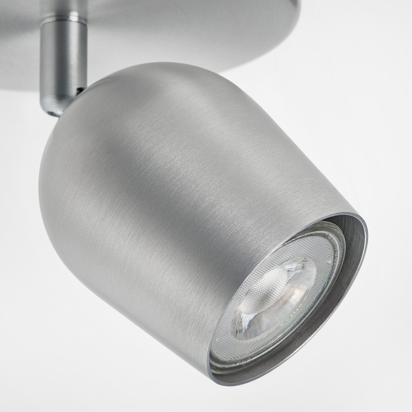 RÖKFRI ceiling spotlight with 1 spot, aluminium-colour - IKEA