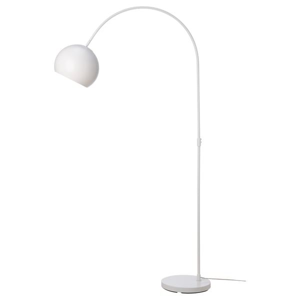 ROXMO floor lamp, steel/white - IKEA