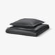 RUNDHAGTORN Duvet cover and pillowcase, anthracite, 150x200/50x60 cm