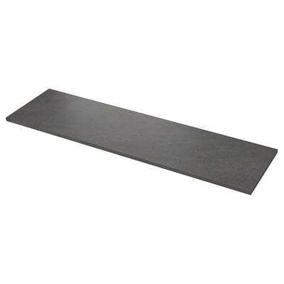SÄLJAN Worktop, dark grey stone effect/laminate, 259x65x3.8 cm