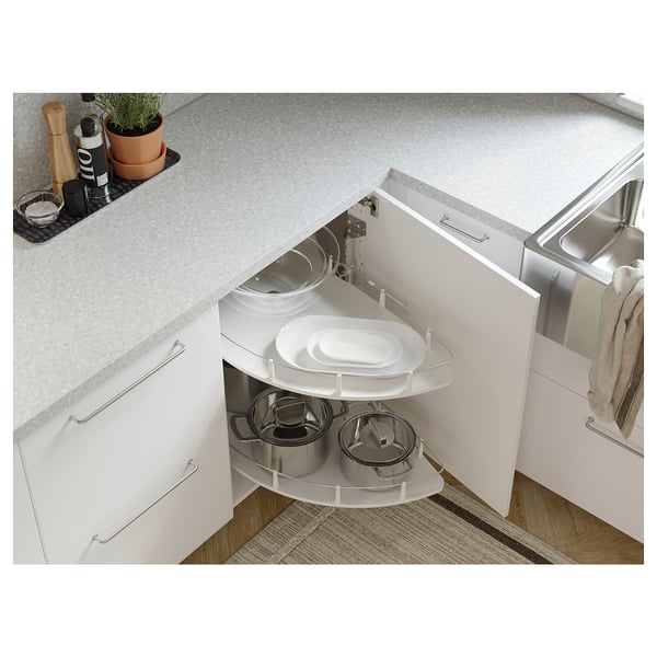 SÄLJAN Worktop, light grey mineral effect/mineral effect, 126x65x3.8 cm