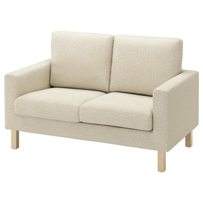 SALTSJÖBADEN Compact 2-seat sofa, Vittangi light beige/white