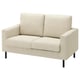 SALTSJÖBADEN Compact 2-seat sofa, Vittangi light beige/white