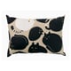 SANDMOTT Cushion, beige black/cat pattern, 35x50 cm