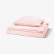 SCHERSMIN Duvet cover and pillowcase, pale pink, 150x200/50x60 cm