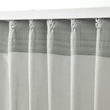 SILVERLÖNN Sheer curtains, 1 pair, light grey/with heading tape, 145x250 cm