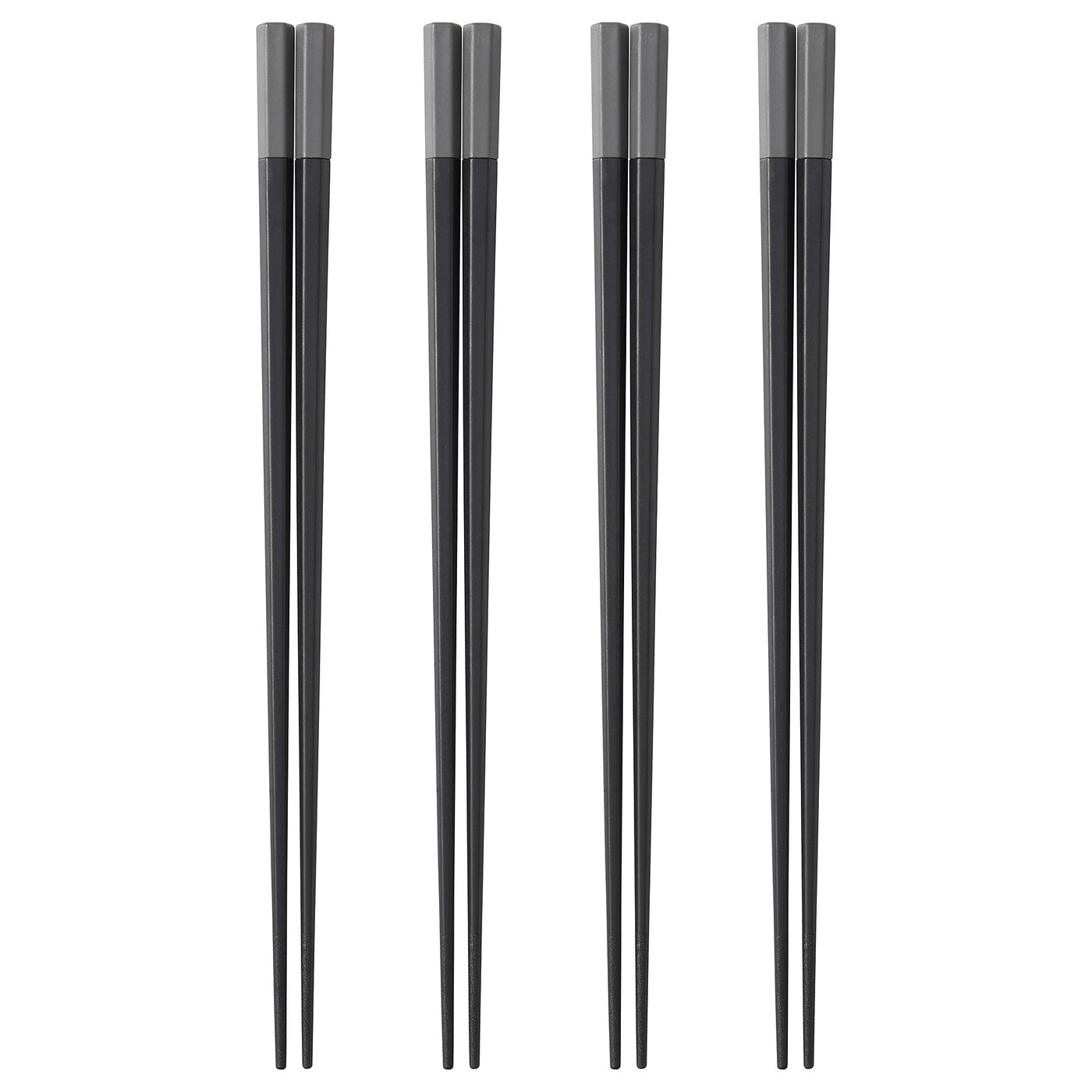 SIMPKNOT chopsticks 4 pairs, grey IKEA