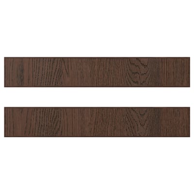 SINARP Drawer front, brown, 60x10 cm