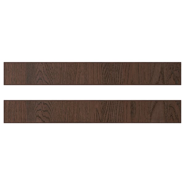 SINARP Drawer front, brown, 75x10 cm