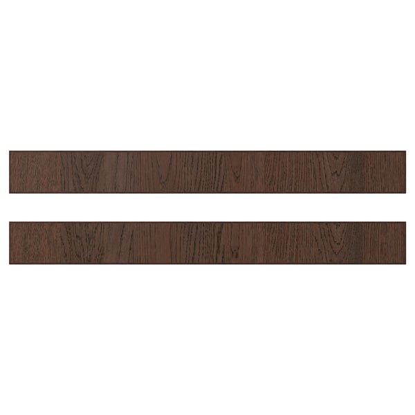 SINARP Drawer front, brown, 90x10 cm