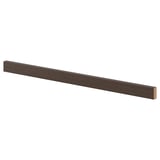SINARP Rounded deco strip/moulding, brown, 221 cm