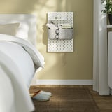 SKÅDIS Pegboard combination, white, 36x56 cm