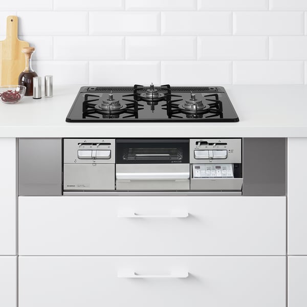 SKÄRKIND LPG gas hob with fish grill, 59 cm
