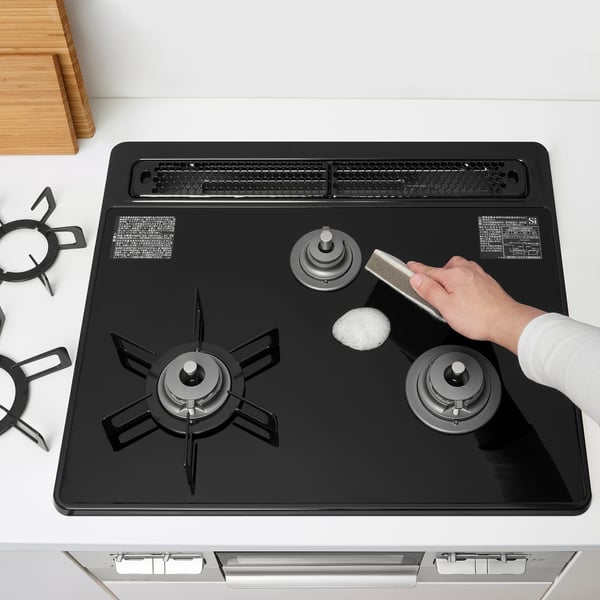SKÄRKIND Natural gas 13A12A hob w fish grill, 59 cm