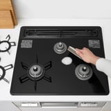 SKÄRKIND Natural gas 13A12A hob w fish grill, 59 cm