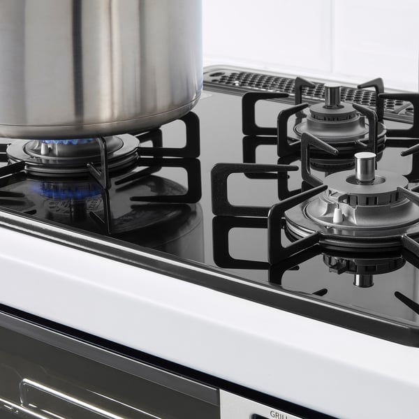SKÄRKIND Natural gas 13A12A hob w fish grill, 59 cm