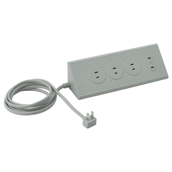 SKOTAT Extension cord, green, 1.8 m