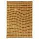SKUGGSVINGEL Rug, flatwoven, yellow/handmade, 170x240 cm
