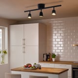 SKURUP Ceiling track, 3-spots, black