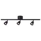SKURUP Ceiling track, 3-spots, black