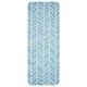Option: SKYDDSRUM Kitchen mat, blue, 45x120 cm