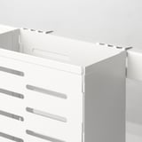 SKYGGFISK Dish drainer, white/extendable